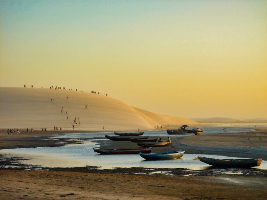 quanto custa viajar para Jericoacoara - dunas ao pôr do sol