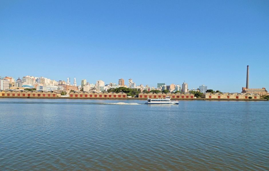 Mercado Público de Porto Alegre com arquitetura histórica