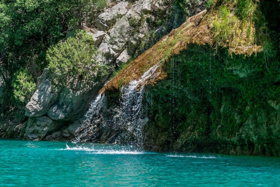 Cachoeira no Jalapão com águas cristalinas