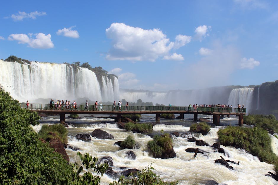 Ônibus turístico na Avenida das Cataratas em Foz do Iguaçu
